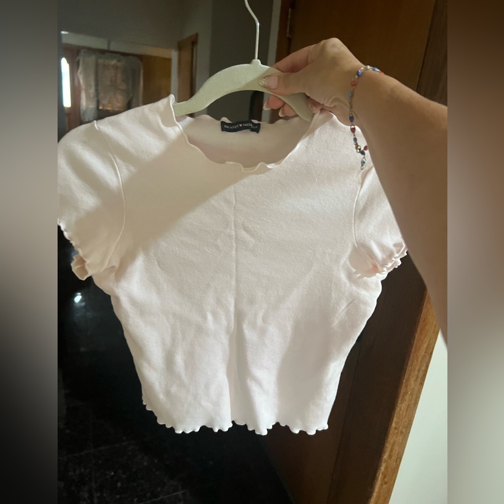 Cute baby pink crop top